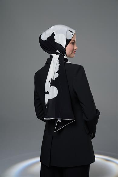 SAF KREP İPEK ŞAL 70*190 – EKRU