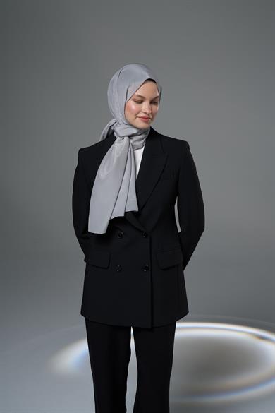 SAYE KREP İPEK ŞAL 70*190 - TAŞ