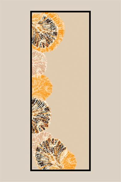 SAYRA KREP İPEK ŞAL 70*190 CM - BEJ