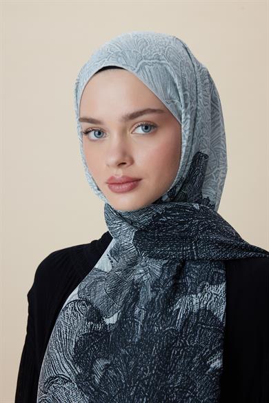 SEDEF FLOŞ VİSKON ŞAL 70*190 CM - EKRU