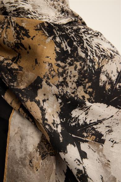 ŞEHVAR YÜN İPEK KAŞMİR ŞAL 70*200 CM - BEJ