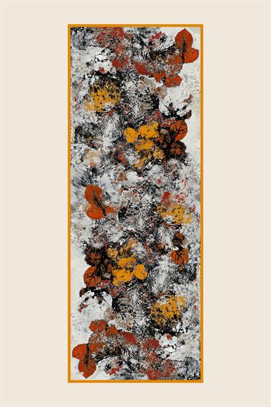 ŞEHVAR YÜN İPEK KAŞMİR ŞAL 70*200 CM - GRİ