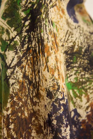 ŞEHVAR YÜN İPEK KAŞMİR ŞAL 70*200 CM - YEŞİL