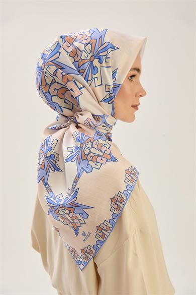 ŞİMAL MULBERRY İPEK EŞARP 90*90 CM - MOR