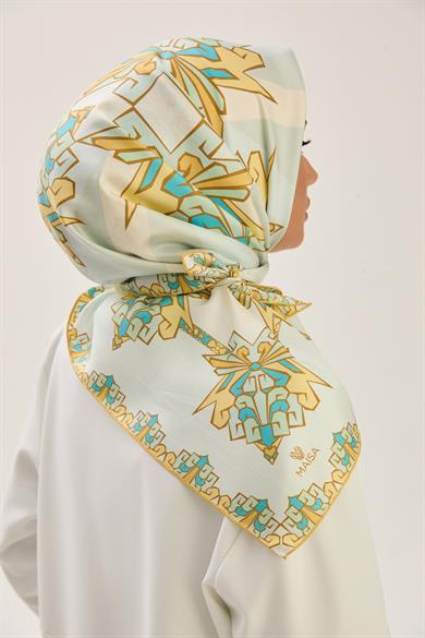 ŞİMAL MULBERRY İPEK EŞARP 90*90 CM - SARI