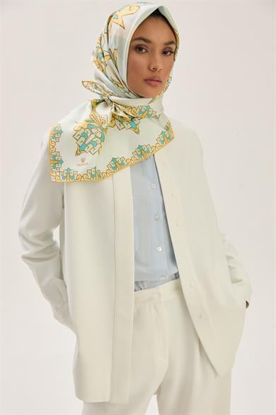 ŞİMAL MULBERRY İPEK EŞARP 90*90 CM - SARI