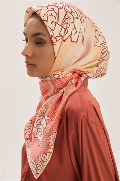 ŞİMAL MULBERRY İPEK EŞARP 90*90 CM - SOMON