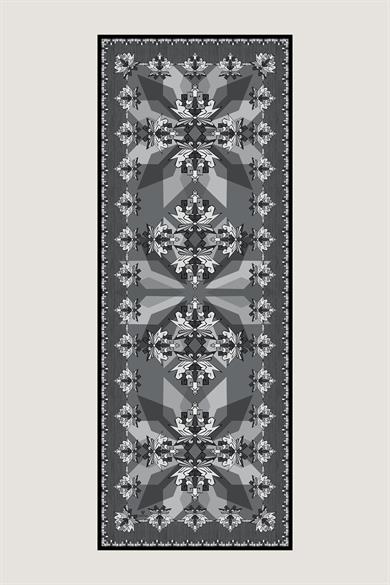 ŞİMAL MULBERRY İPEK ŞAL 70*190 CM - ANTRASİT