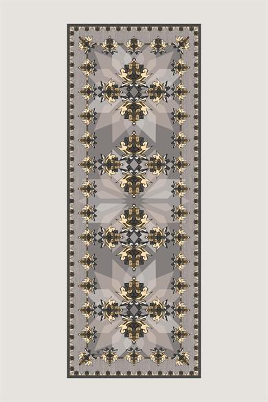 ŞİMAL MULBERRY İPEK ŞAL 70*190 CM - GRİ