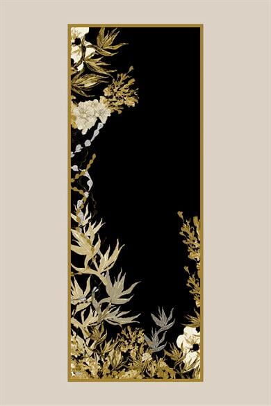 SİTARE PAMUK İPEK ŞAL 70*190 CM - GOLD