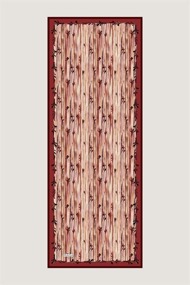 SUZEN FLOŞ VİSKON ŞAL 70*190 CM - KİREMİT