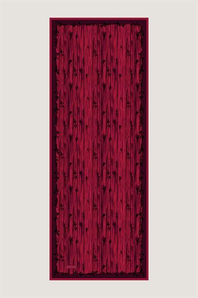 SUZEN FLOŞ VİSKON ŞAL 70*190 CM - MÜRDÜM