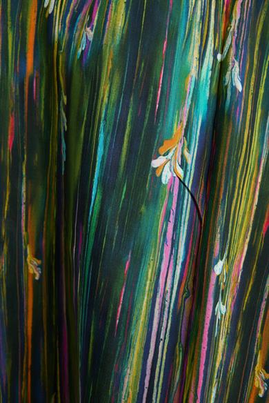 SUZEN FLOŞ VİSKON ŞAL 70*190 CM - SİYAH