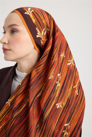 SUZEN FLOŞ VİSKON ŞAL 70*190 CM - TABA