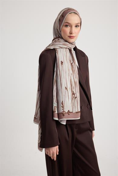 SUZEN FLOŞ VİSKON ŞAL 70*190 CM - VİZON