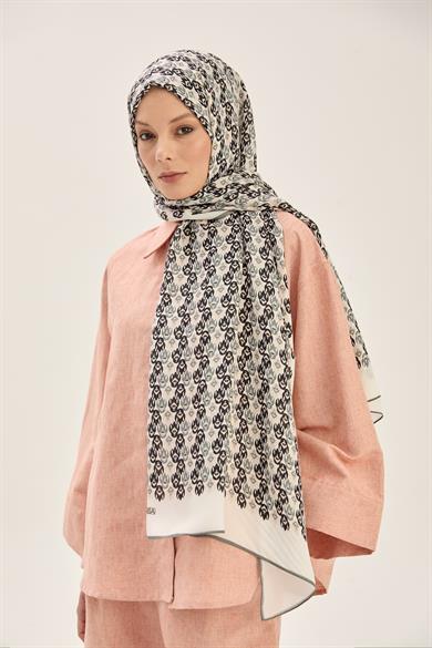 TAN FLOŞ VİSKON 70*190CM ŞAL - GRİ 