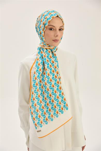 TAN FLOŞ VİSKON 70*190CM ŞAL - TURUNCU 