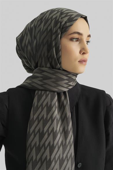 UMAY %100 İPEK JAKARLI ŞAL-FÜME