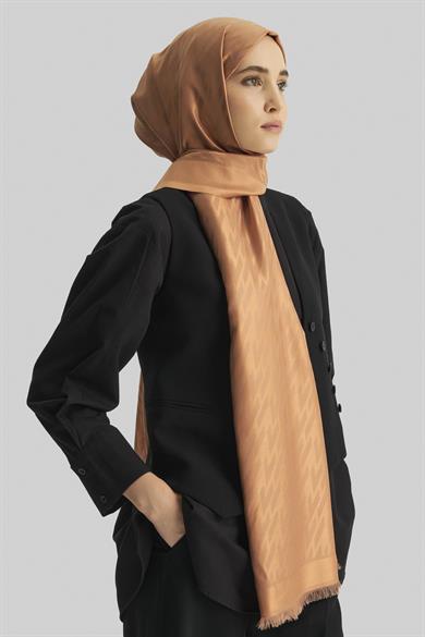 UMAY %100 İPEK JAKARLI ŞAL-TABA