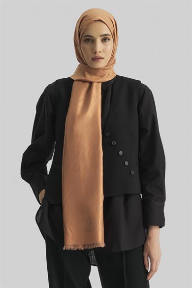 UMAY %100 İPEK JAKARLI ŞAL-TABA