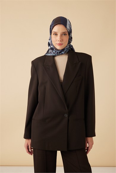 VERDA MULBERRY İPEK EŞARP 90*90 CM - İNDIGO