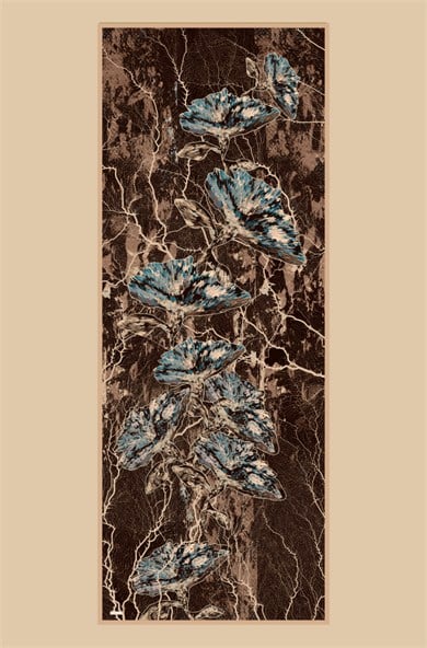 VUSLAT YÜN İPEK KAŞMİR ŞAL 70*200 CM - KAHVERENGİ