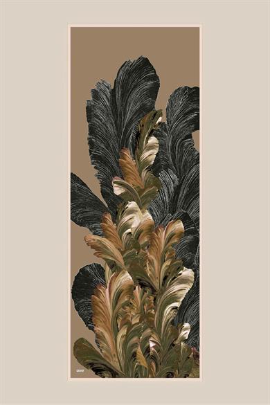 YAKAMOZ KREP İPEK ŞAL 70*190 CM - HAKİ