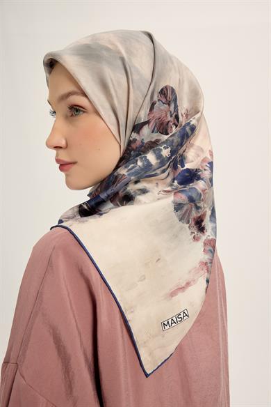YONCA MULBERRY İPEK EŞARP 90*90 CM - GÜLKURUSU