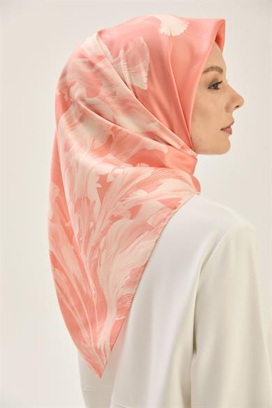 ZER TİVİL İPEK EŞARP 90*90 CM - SOMON