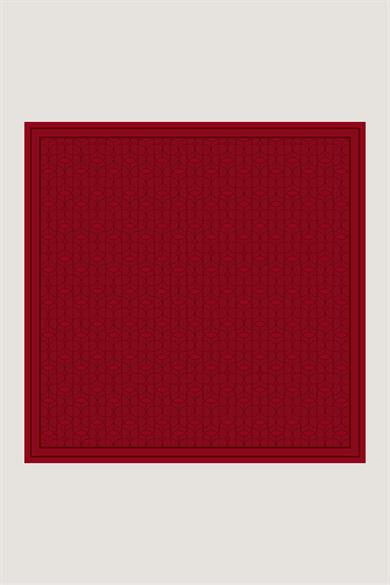 ZERRE TİVİL İPEK EŞARP 90*90 CM - KIRMIZI