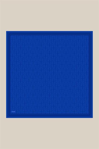 ZERRE TİVİL İPEK EŞARP 90*90 CM - SAKS