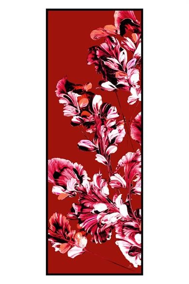 ZİA MODAL İPEK ŞAL 70*190 - KIRMIZI