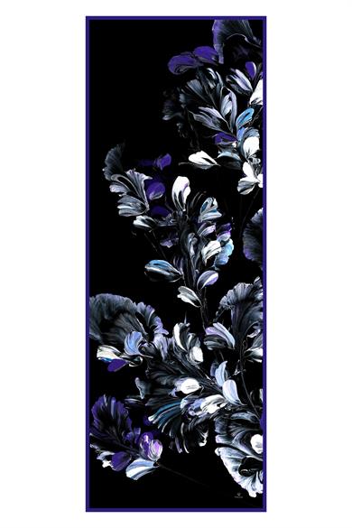 ZİA MODAL İPEK ŞAL 70*190 - SİYAH