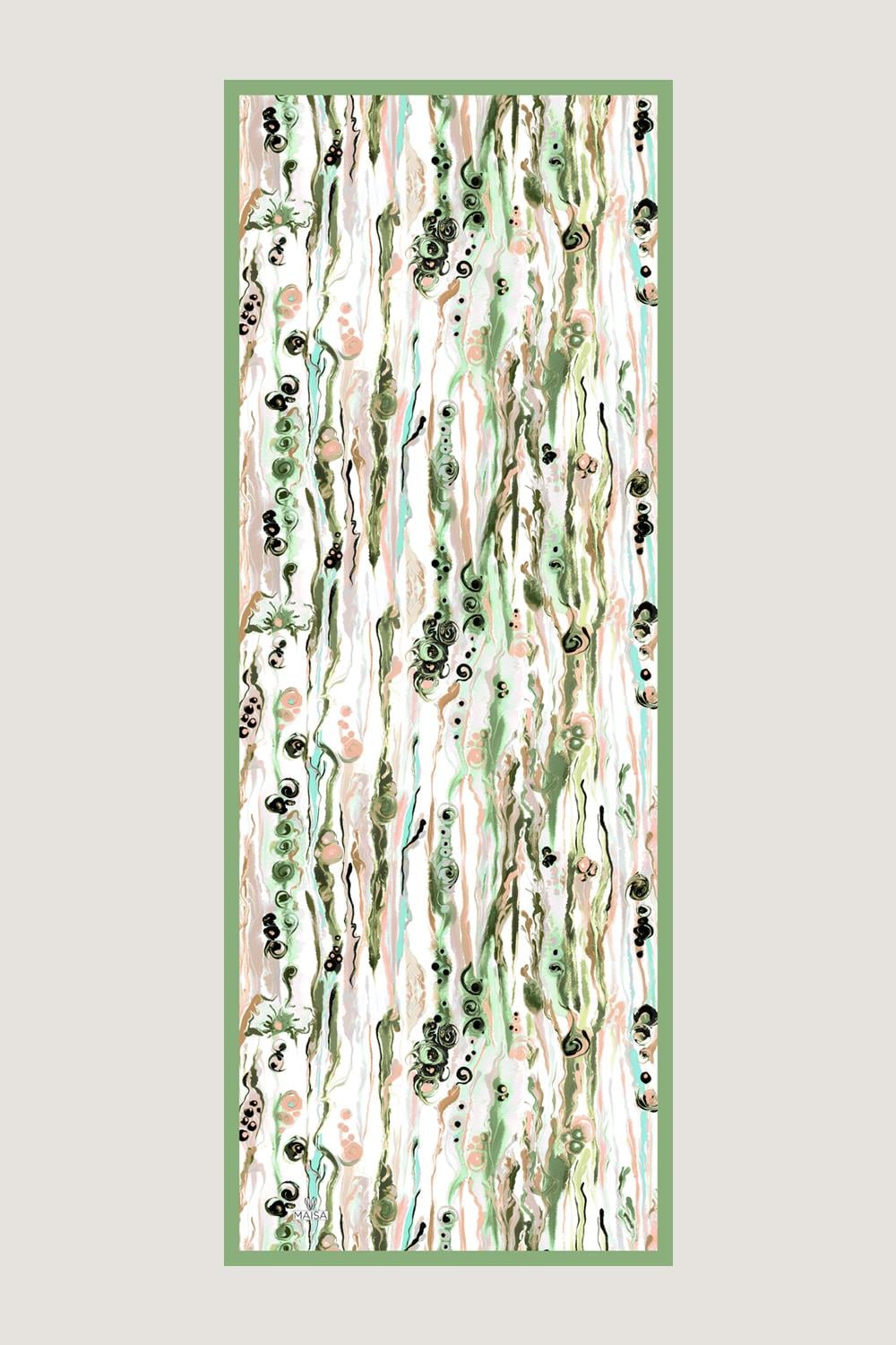 ALAZ FLOŞ VİSKON 70*190CM ŞAL - AÇIK YEŞİL
