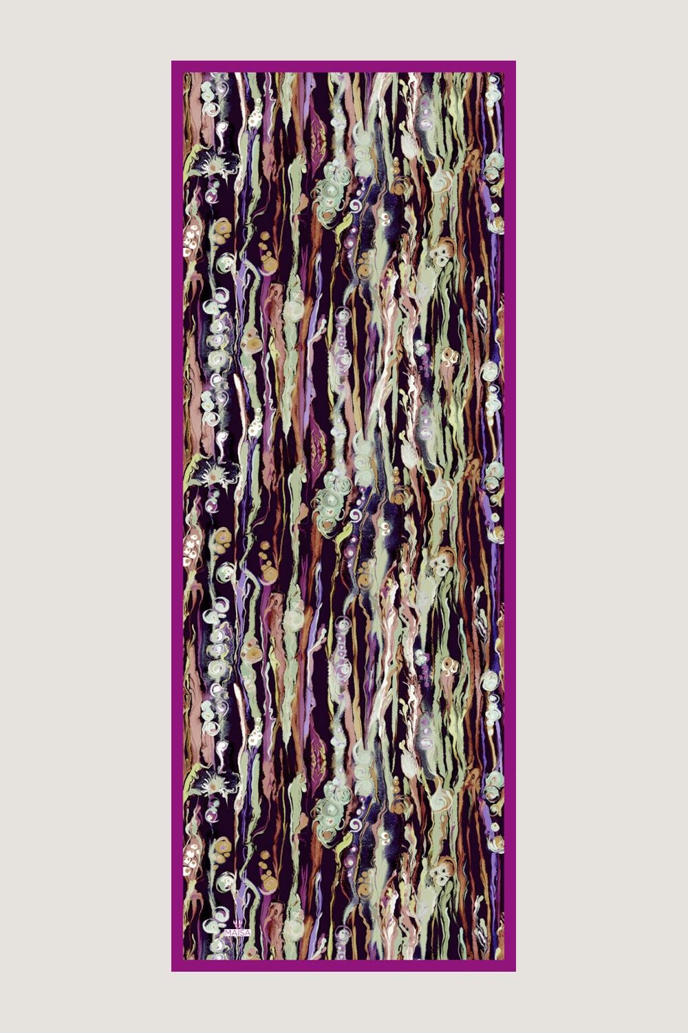 ALAZ FLOŞ VİSKON 70*190CM ŞAL - KAHVERENGİ 