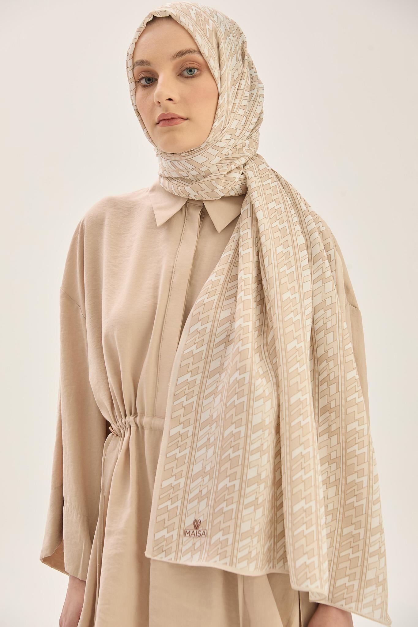 ARF FLOŞ VİSKON 70*190CM ŞAL - BEJ 