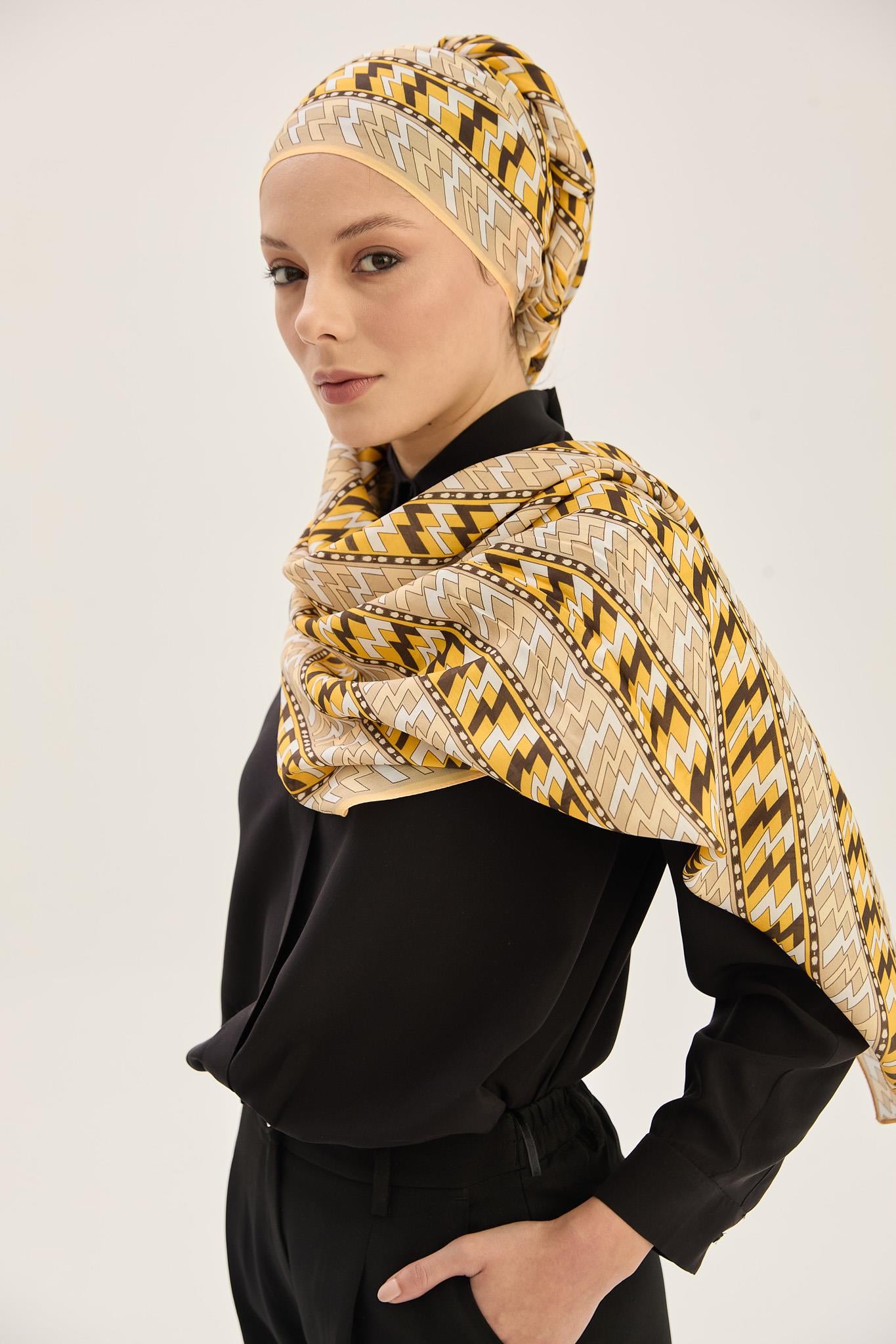 ARF FLOŞ VİSKON 70*190CM ŞAL - CAMEL