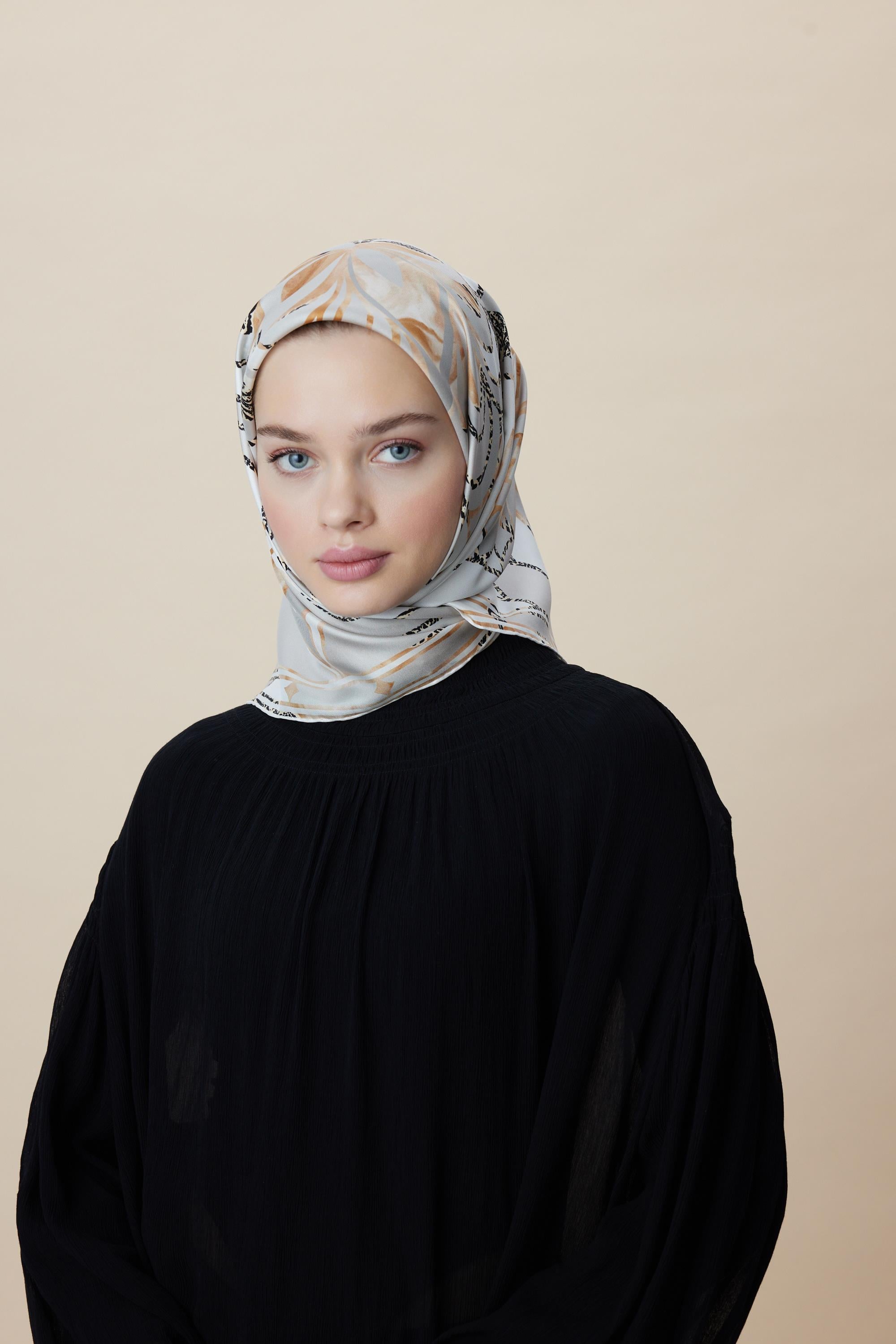 ATOL TİVİL İPEK EŞARP 90*90 CM - TAŞ