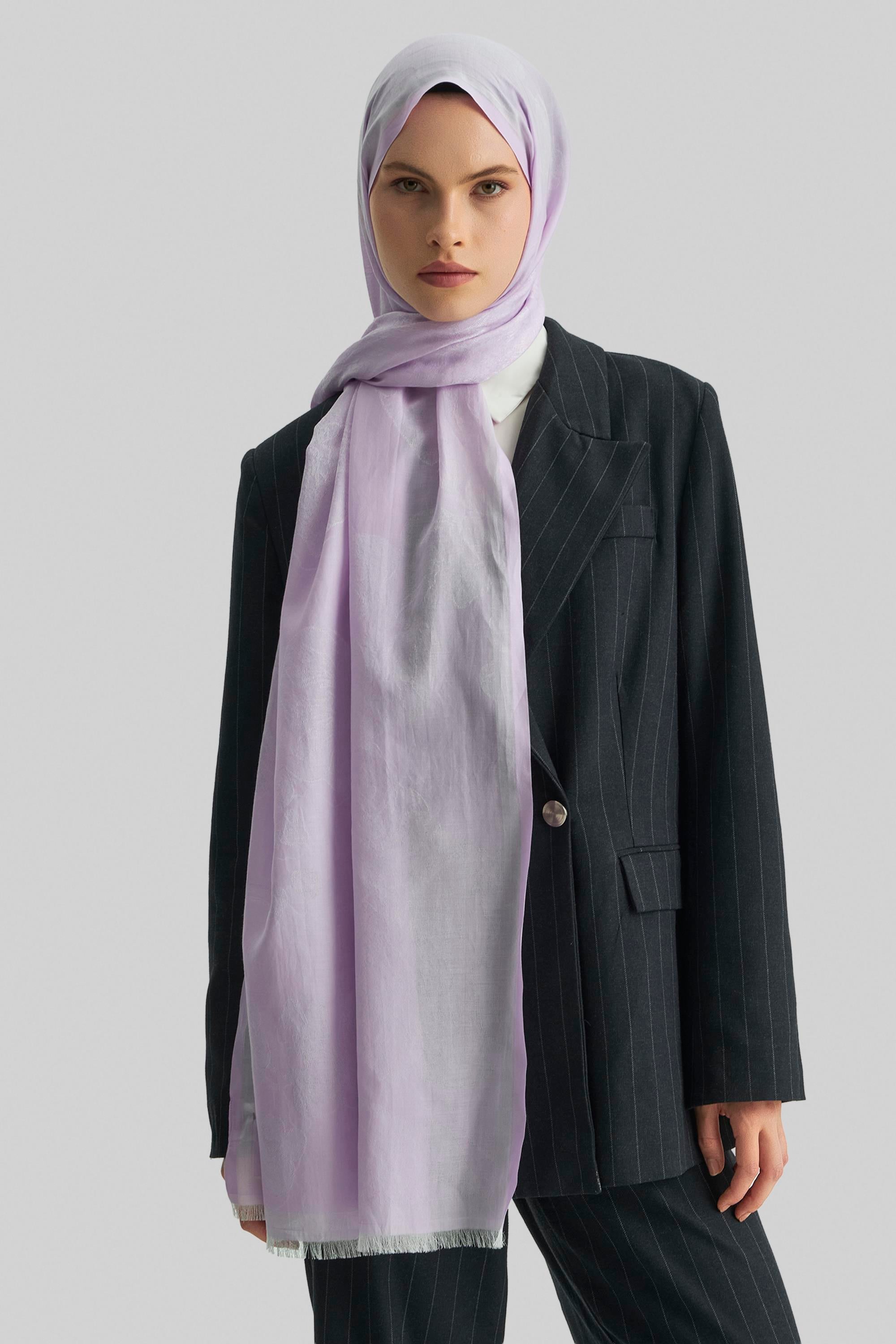 EFRAZ PAMUK İPEK ŞAL-LEYLAK