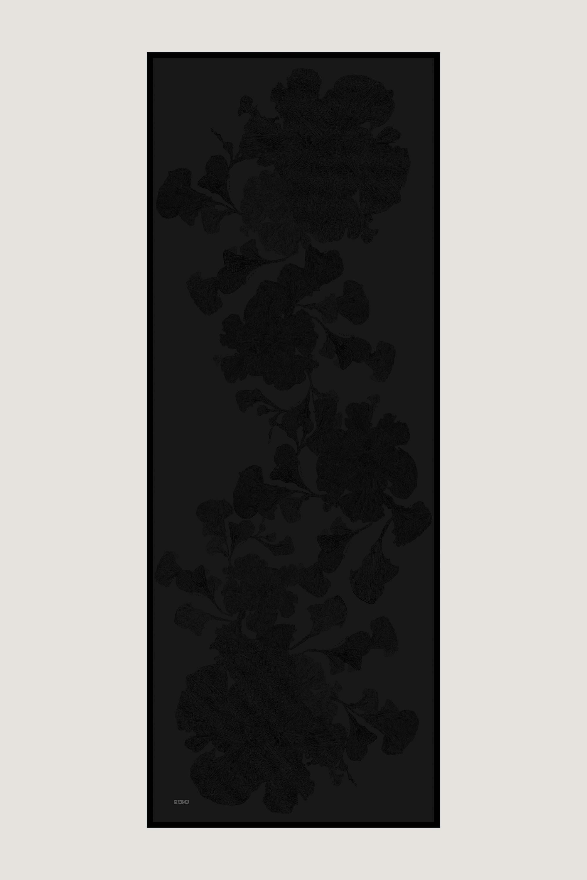 FARAH MULBERRY İPEK ŞAL 70*190 - ANTRASİT