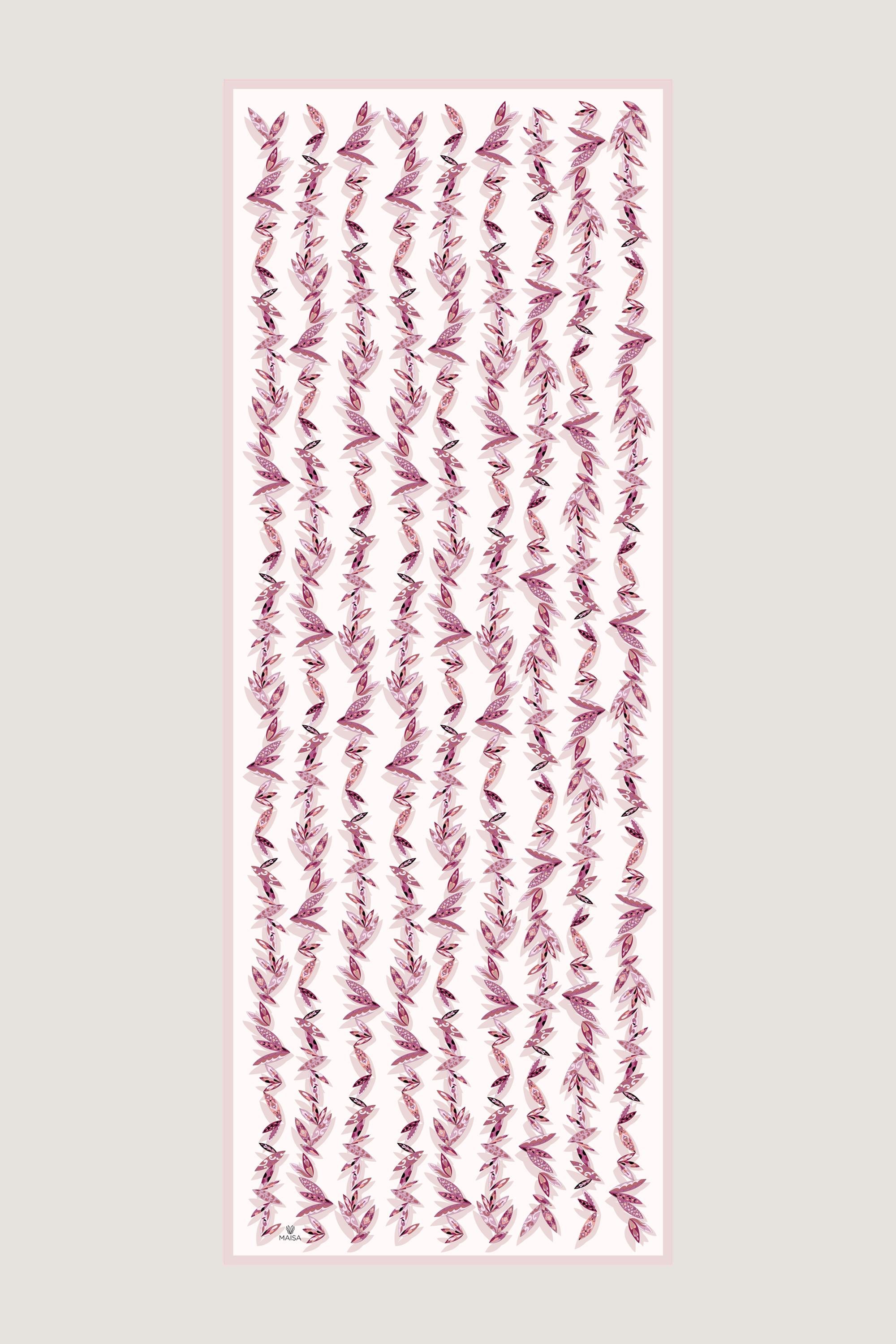 FER PAMUK İPEK ŞAL 70*190 CM - PUDRA PEMBE