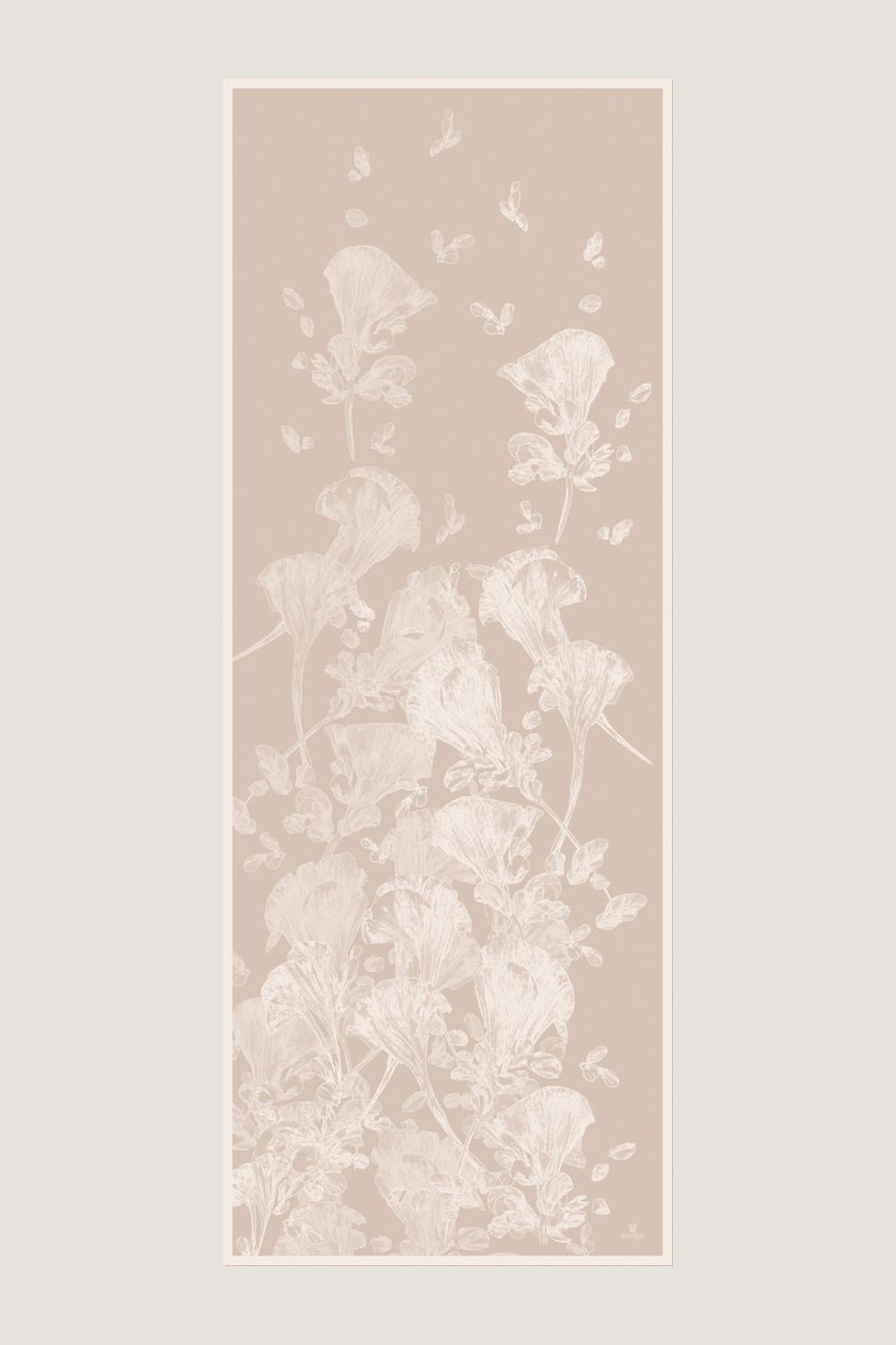 GEM KREP İPEK ŞAL 70*190 CM - VİZON