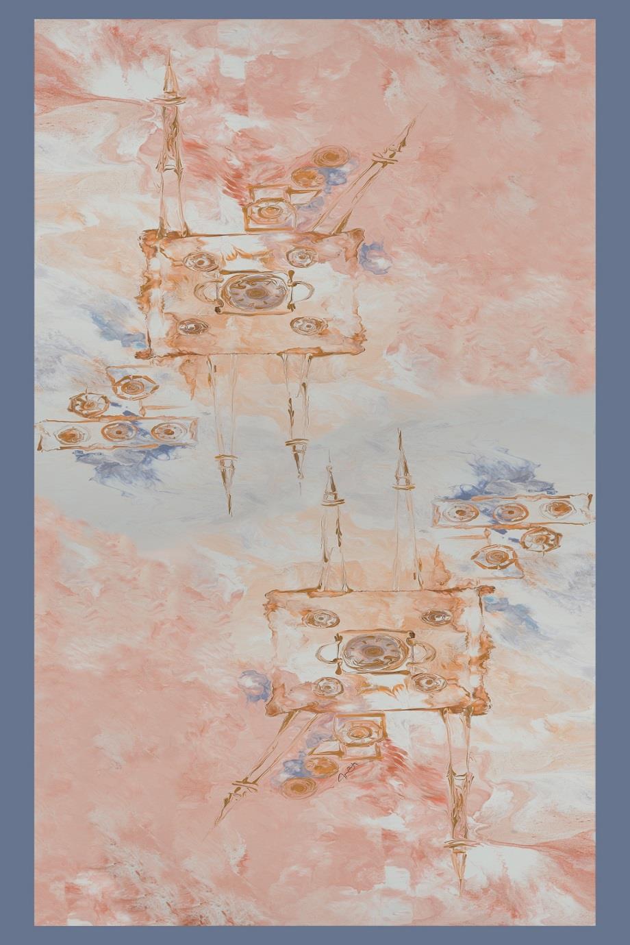 KUŞ BAKISI  PEMBE MODAL İPEK ŞAL 75X200