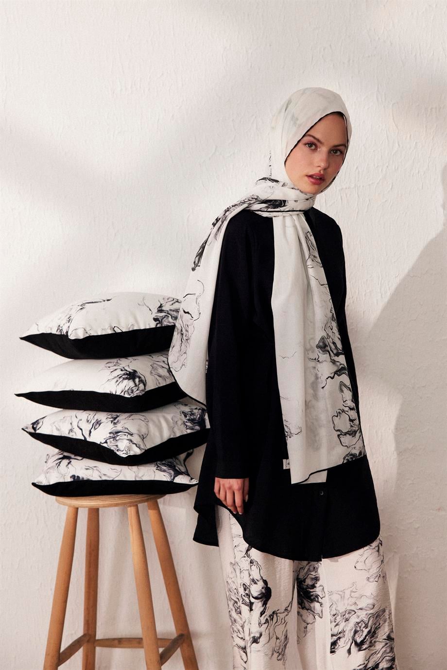 MİLE GÖMLEK TUNİK - SİYAH