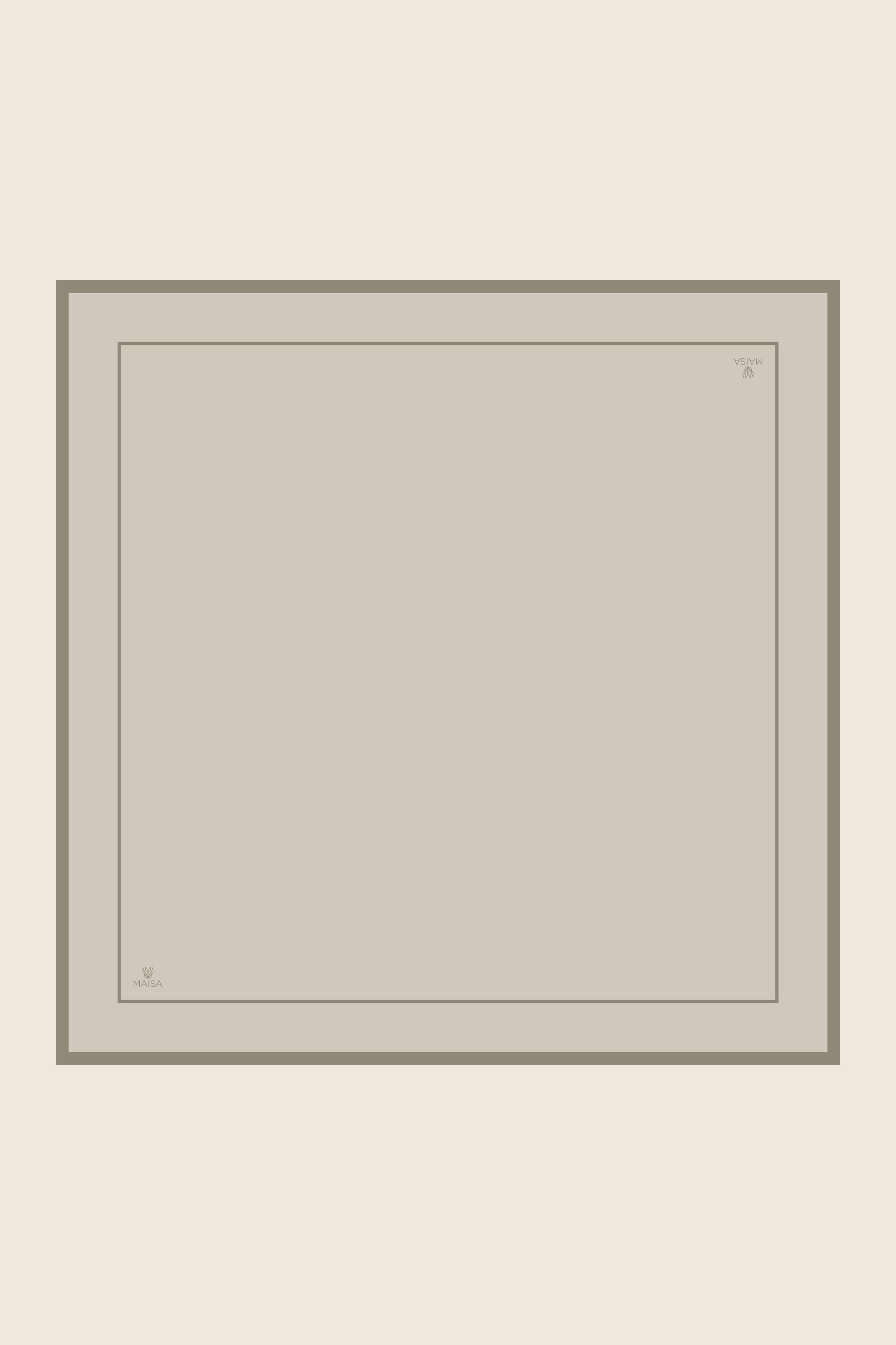 PAK TİVİL İPEK EŞARP 90*90 CM - BEJ