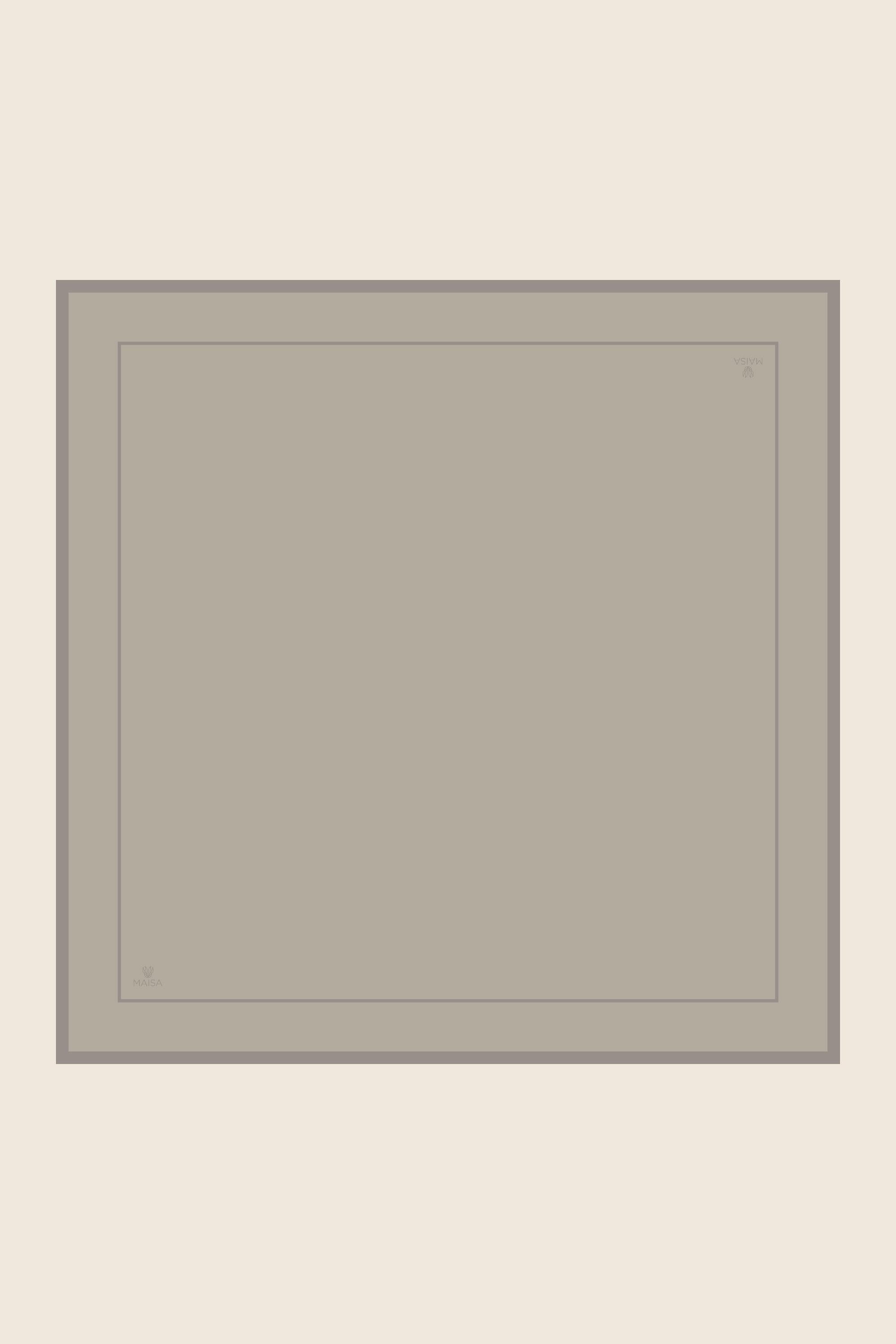 PAK TİVİL İPEK EŞARP 90*90 CM - VİZON