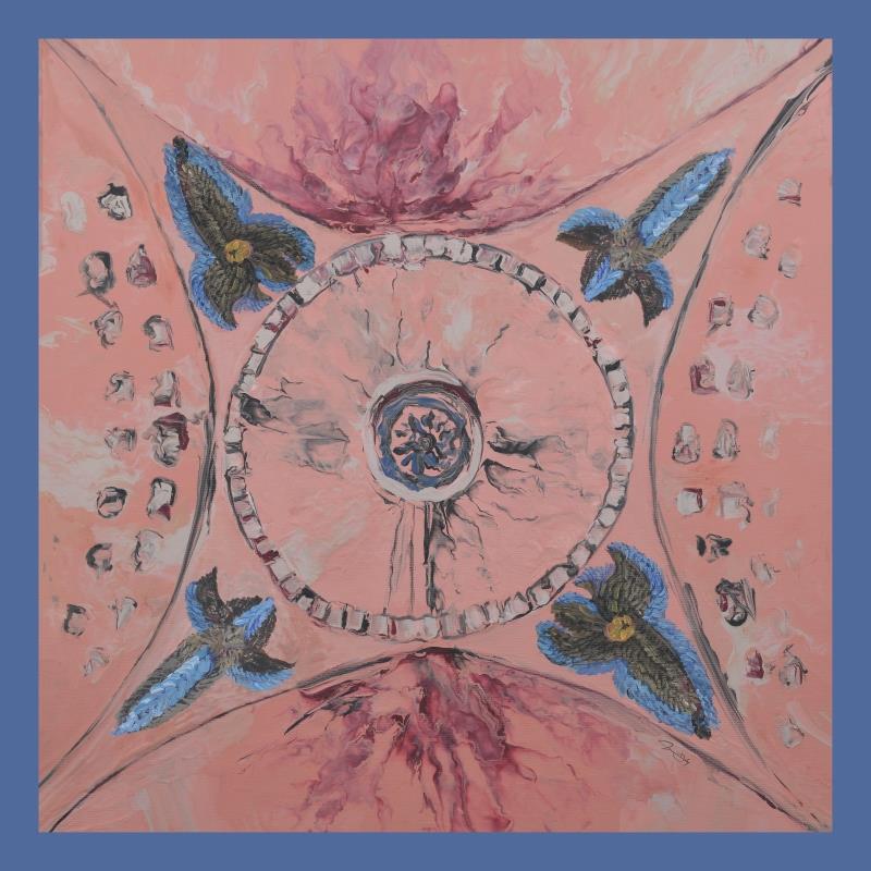 SERAFİN MELEK PEMBE MODAL İPEK GAVROŞ 65x65