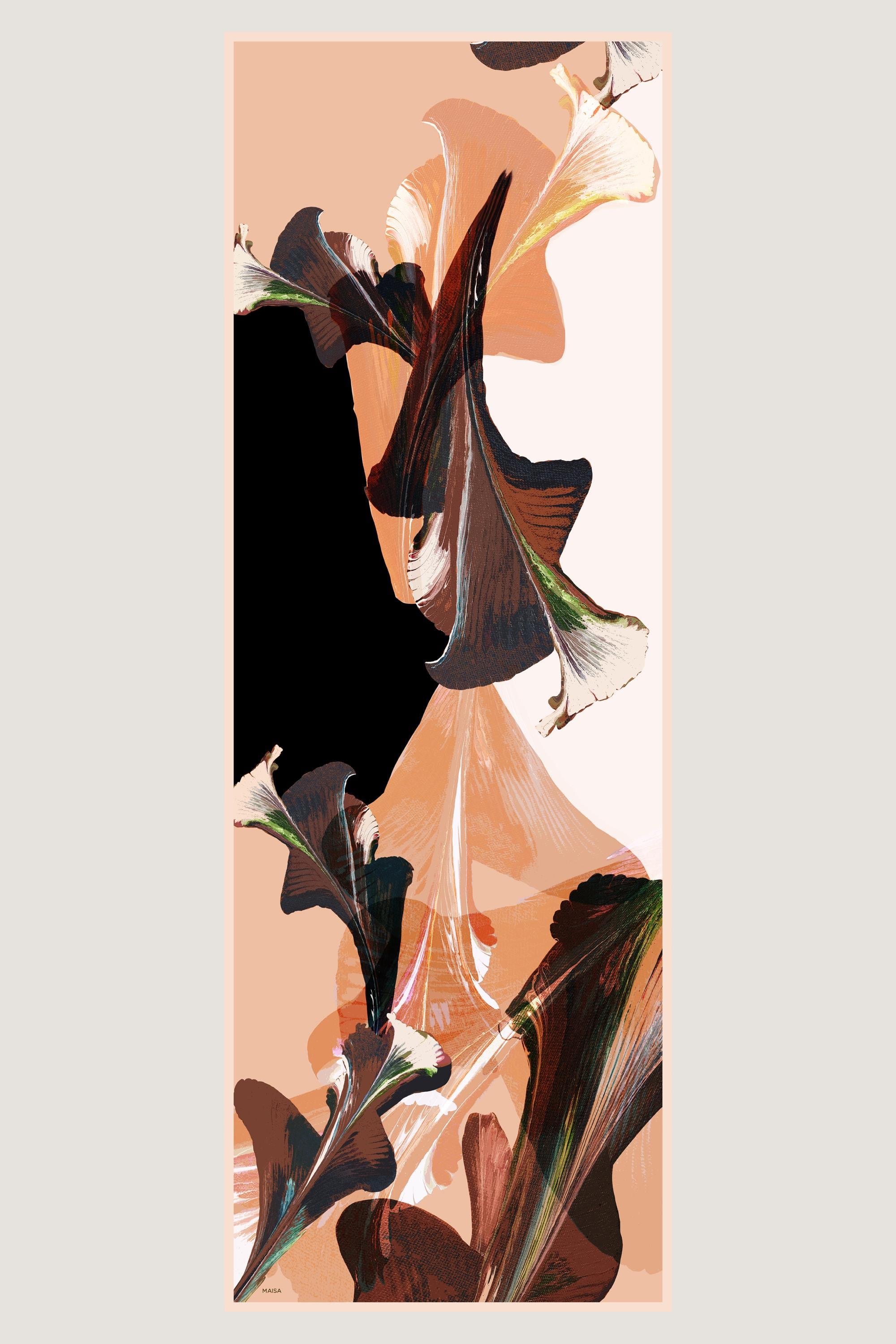 SUFİ PAMUK İPEK ŞAL 70*190 CM - BEJ