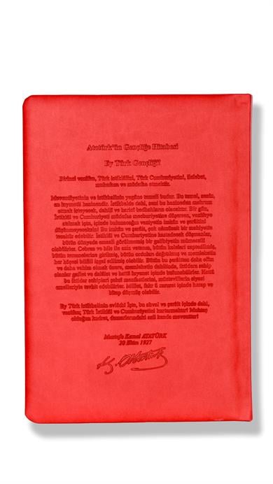 Denizlispor Ataturk defter kirmizi