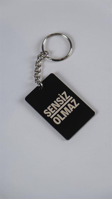 Anahtarlık Siyah - Sensiz Olmaz Denizlispor